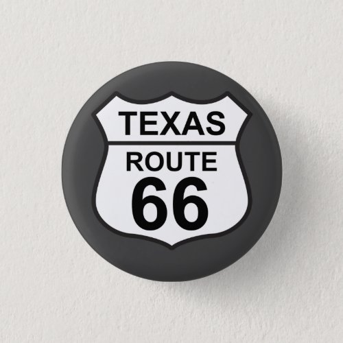 Texas Route 66 Hwy Sign Button