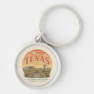 Texas Route 66 Panhandle Road Trip Keepsake Keychain