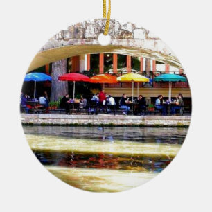 TEXAS - SAN ANTONIO 2 CERAMIC ORNAMENT