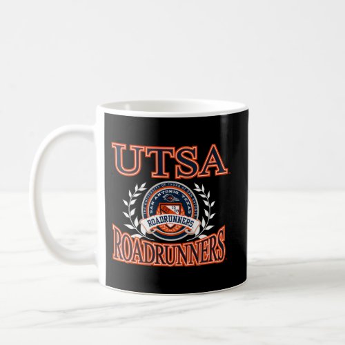 Texas San Antonio Roadrunners Laurels Black Coffee Mug