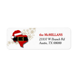 Texas Return Address Labels | Zazzle