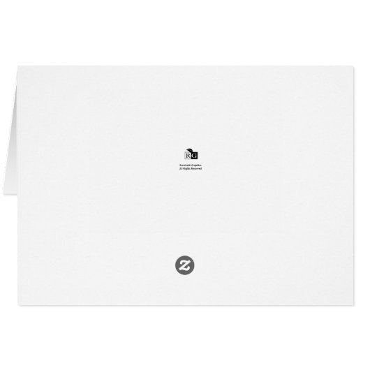 Texas Santa Christmas Card (Back Horizontal)