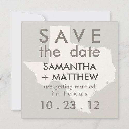 Texas Save the Date Cards