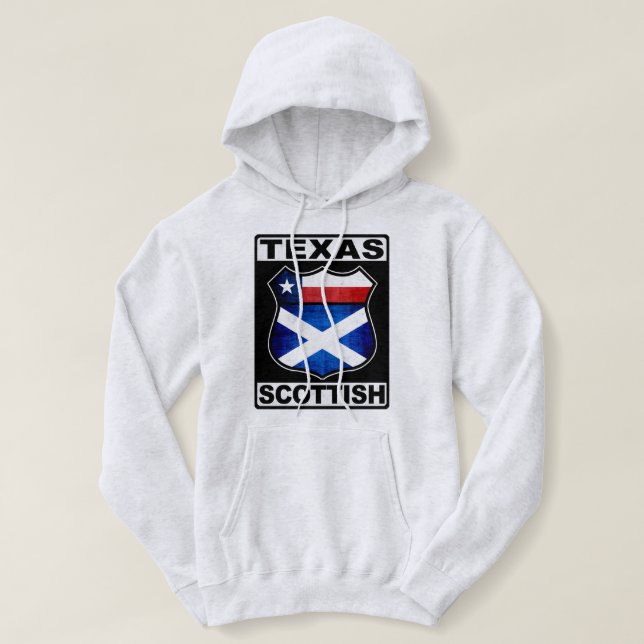 Texas Scottish American Hoodie (Design Front)