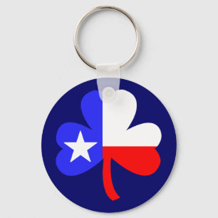 Texas Shamrock Keychain