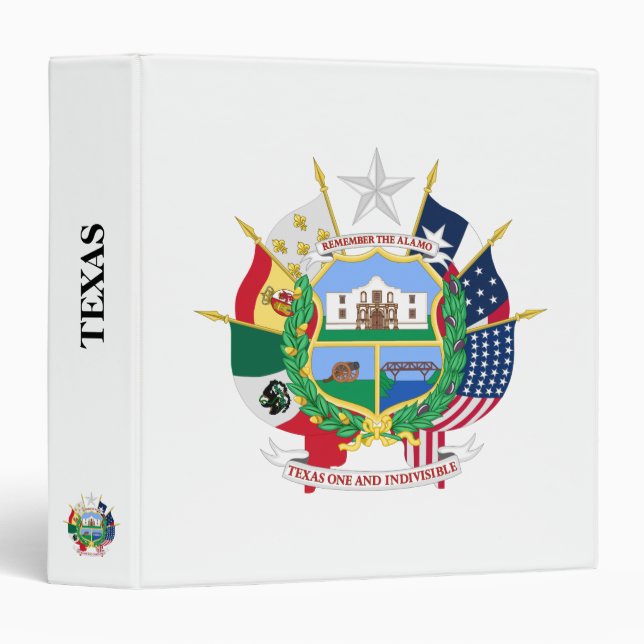 Texas sign 3 ring binder (Front/Spine)