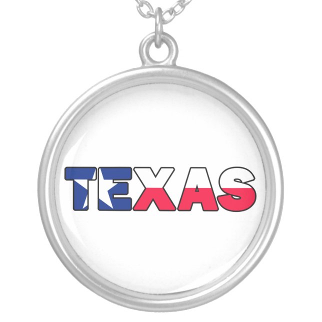 Texas Silver Plated Necklace (Front)