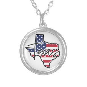 Texas Silver Plated Necklace