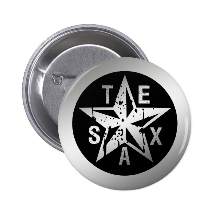 TEXAS SILVER STAR BUTTONS