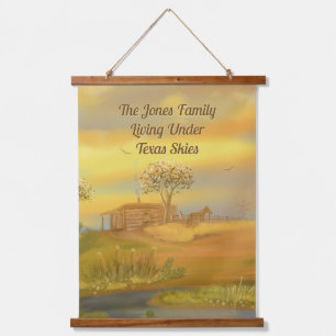 Texas Skies Personalized Tapestry