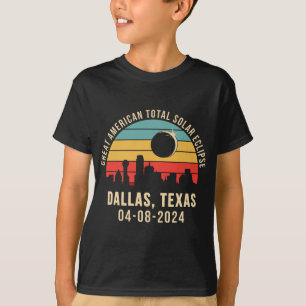 Texas Skyline Total Solar Eclipse 2024  T-Shirt