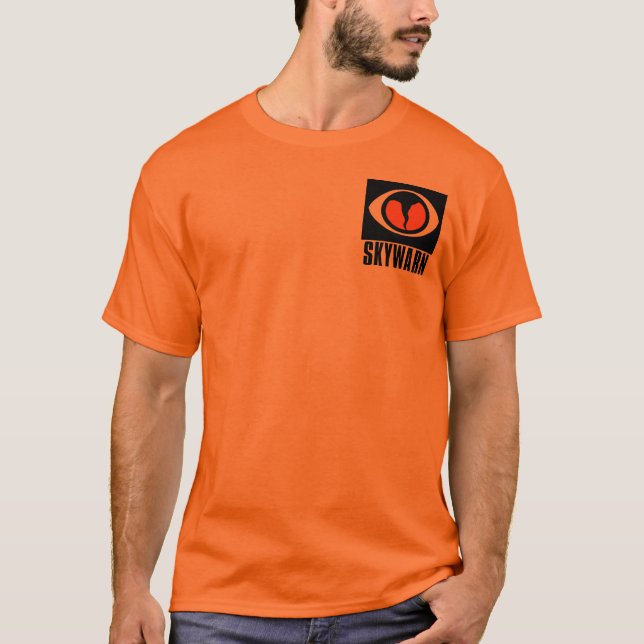 Texas SKYWARN Storm Spotter Orange Tshirt (Front)