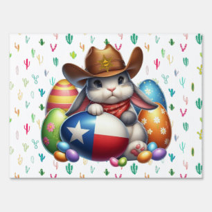 Texas/southwestern Easter bunny sheriff Sign