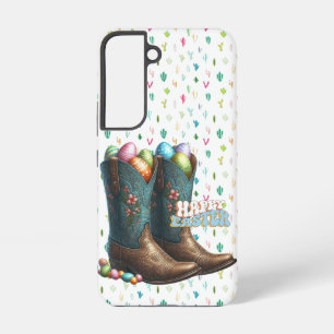 Texas/southwestern Easter egg boots Samsung Galaxy S22 Case