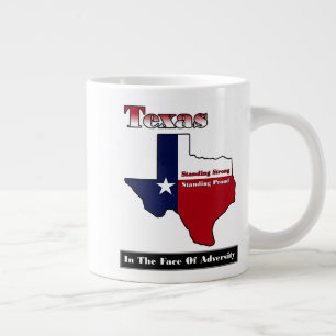 Texas Standing Strong Large Coffee Mug