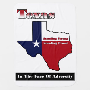 Texas Standing Strong Receiving Blanket