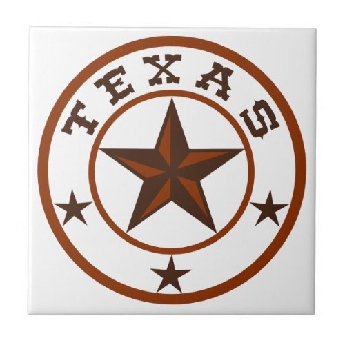 Texas Star Ceramic Tile