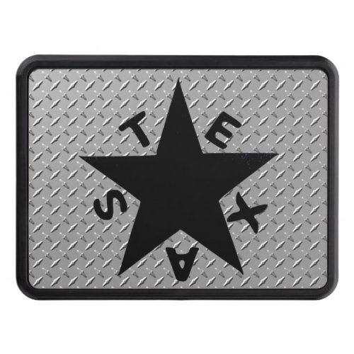Texas Star Diamond Plate Hitch Cover