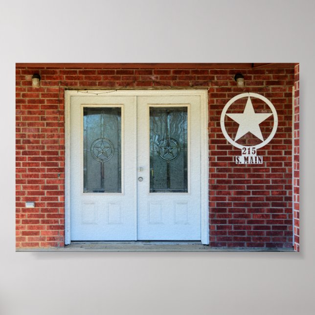 Texas Star Double Doors Poster (Front)