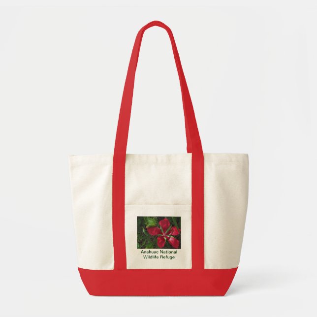 Texas Star Habiscus Tote Bag (Front)