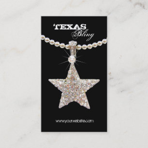Texas Star Jewelry Business Card Fashion