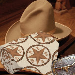 Texas Star With Rope Border   ANY COLOR Tie<br><div class="desc">Texas Star with a rope border. . This tie is shown on a beige background but it can be changed to any color using the customize button and color picker.</div>