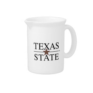 Texas State Academic Mark Beverage Pitcher