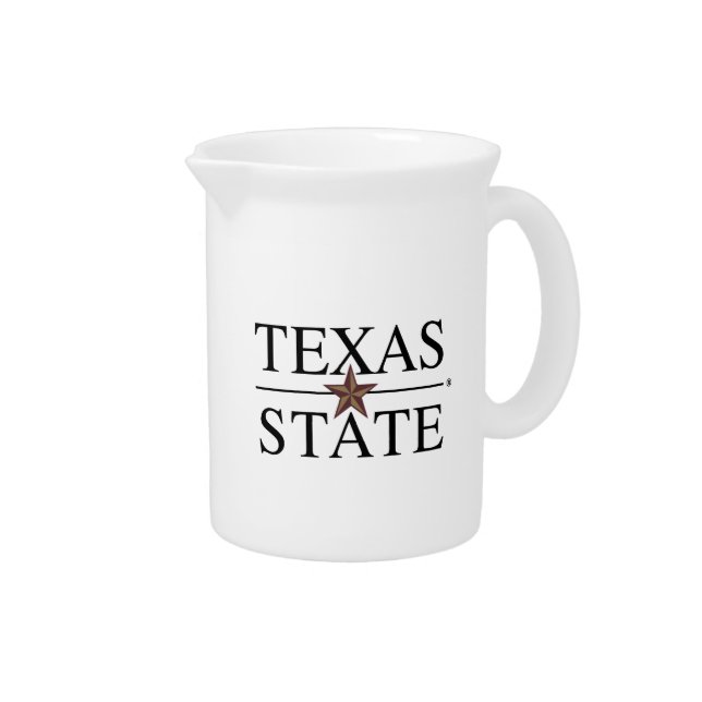Texas State Academic Mark Beverage Pitcher (Right)