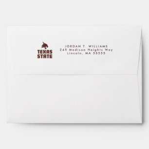 Texas State and Supercat Envelope