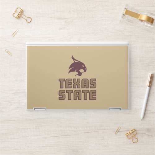Texas State and Supercat HP Laptop Skin