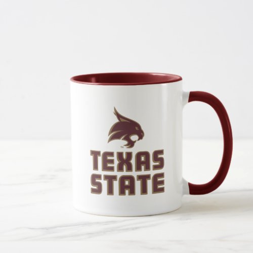 Texas State and Supercat Mug