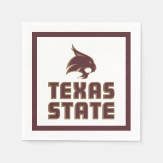 Texas State and Supercat Napkins