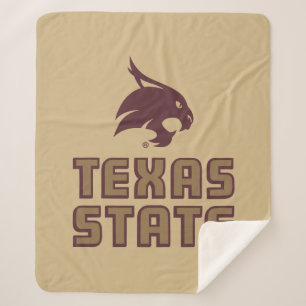 Texas State and Supercat Sherpa Blanket