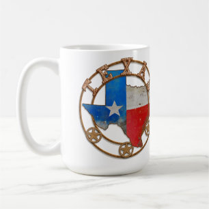 Texas State Barn Art Coffee Mug