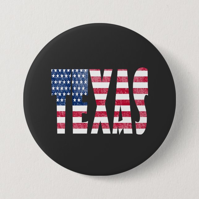 Texas state  button (Front)