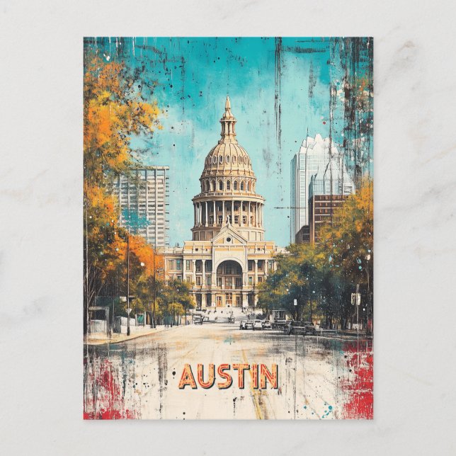 Texas State Capitol Austin Postcard (Front)