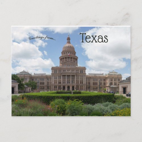Texas State Capitol in Austin Texas Postcard