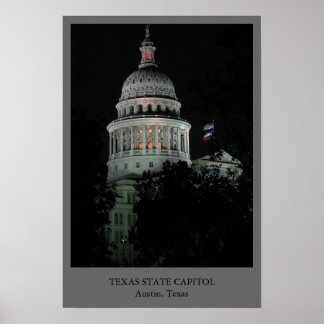 Texas State Capitol Poster