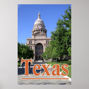 Texas State Capitol Poster