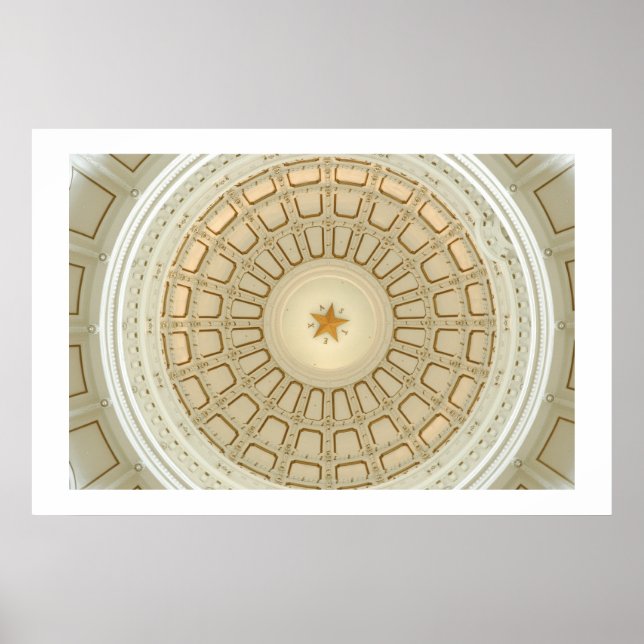 Texas State Capitol Rotunda Poster (Front)