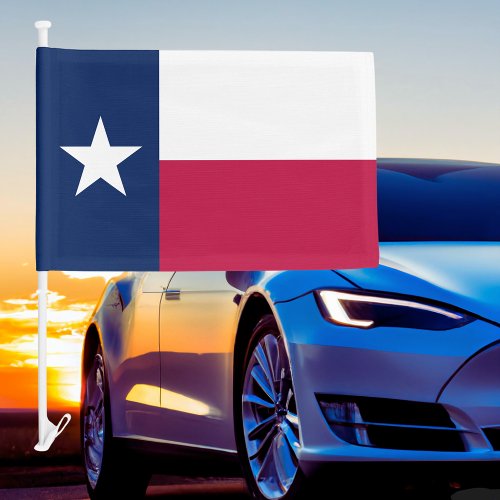 Texas State Car Flag