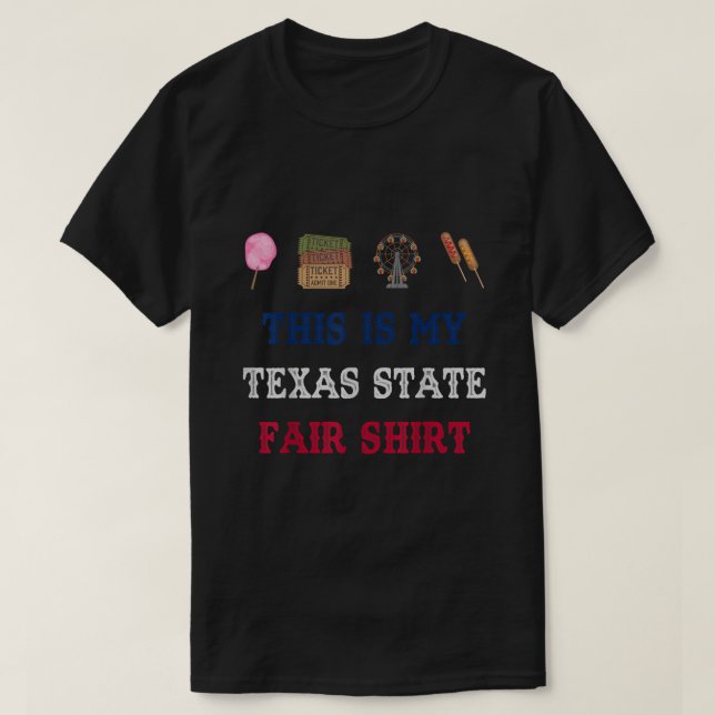 Texas State Fair Shirt  (Design Front)