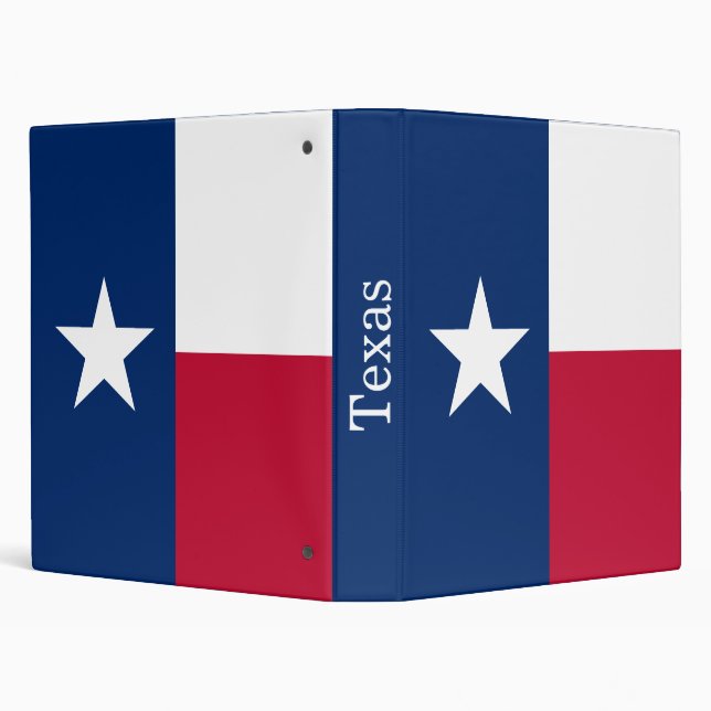 Texas State Flag 3 Ring Binder (Background)