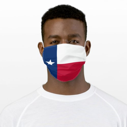 Texas State Flag Adult Cloth Face Mask