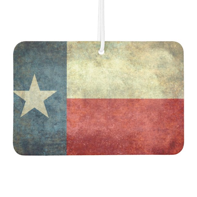 Texas State Flag Air Freshener (Front)