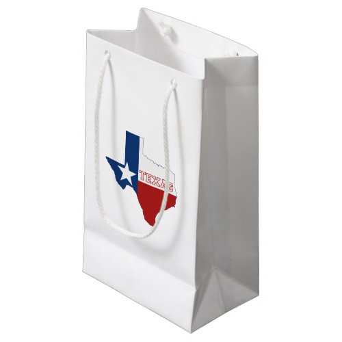 Texas State Flag and Map Small Gift Bag