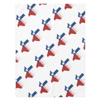Texas State Flag And Map Tablecloth by PNGDesign at Zazzle