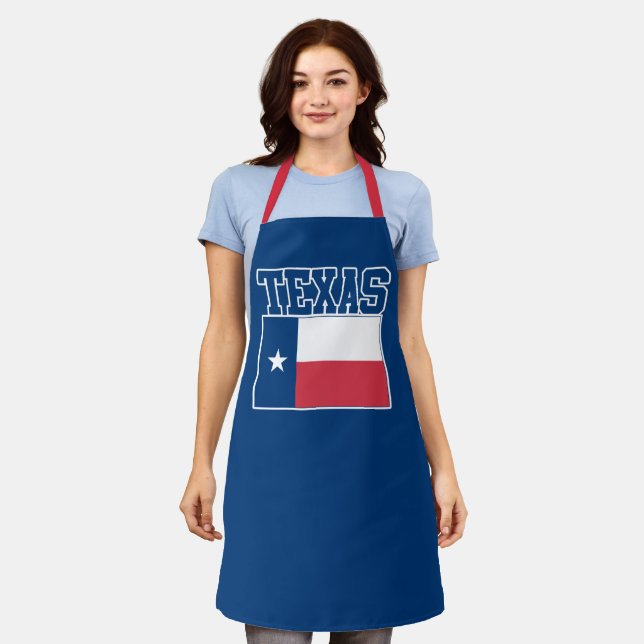 Texas State Flag Apron (Worn)