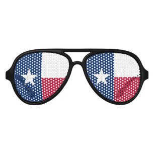 Texas State Flag Aviator Sunglasses