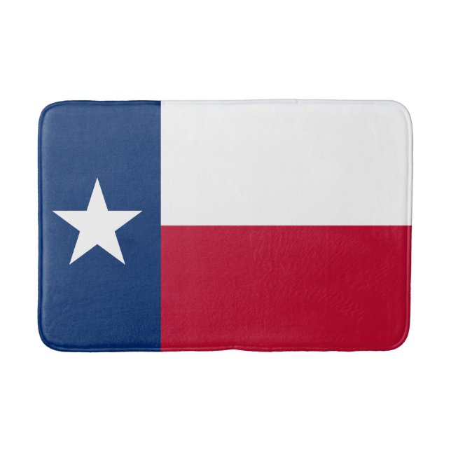 Texas State Flag Bath Mat (Front)